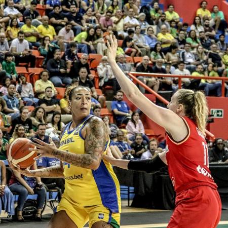 Brasil enfrentou a Alemanha neste domingo pela 3ª rodada do Pré-Olímpico de basquete feminino