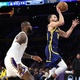 NBA: Curry e Lebron travam batalha, e Warriors vencem Lakers - Sean M. Haffey / GETTY IMAGES NORTH AMERICA / Getty Images via AFP