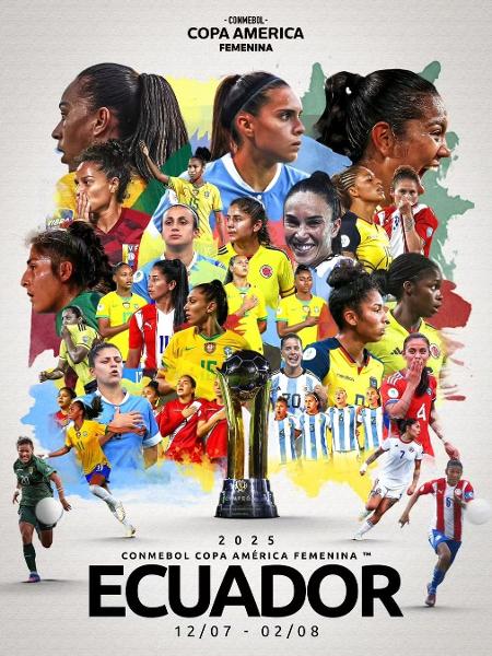 Copa América feminina de 2025 acontecerá no Equador - Reprodução/Instagram/@copaamerica