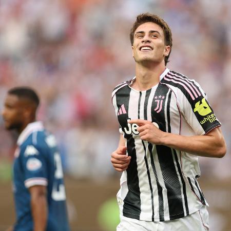 Yildiz, meia-atacante da Juventus, celebra gol sobre o Wydad Casablanca, no Mundial de Clubes - CHARLY TRIBALLEAU / AFP