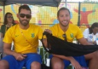 Atletas do Pan usam gordura de carneiro para suportar água fria - Fábio Aleixo/UOL Esporte