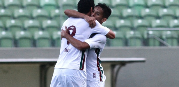 Fred comemora gol - NELSON PEREZ/FLUMINENSE F.C. - NELSON PEREZ/FLUMINENSE F.C.