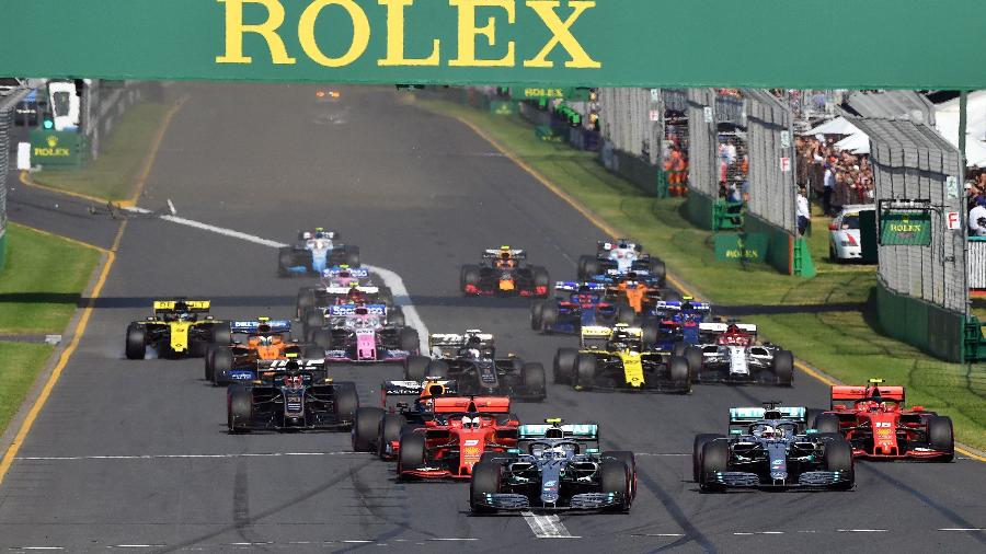 Imagem do GP da Austrália de F1 em 2019; prova cancela pelo segundo ano consecutivo - PETER PARKS/AFP