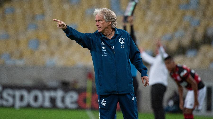 Jorge Jesus comandante o Flamengo no retorno do futebol carioca - Alexandre Vidal /Flamengo