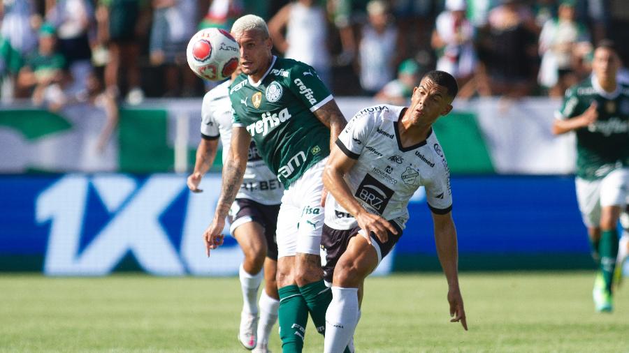 Rafael Navarro, durante a partida entre Palmeiras e Inter de Limeira - Diogo Reis/AGIF