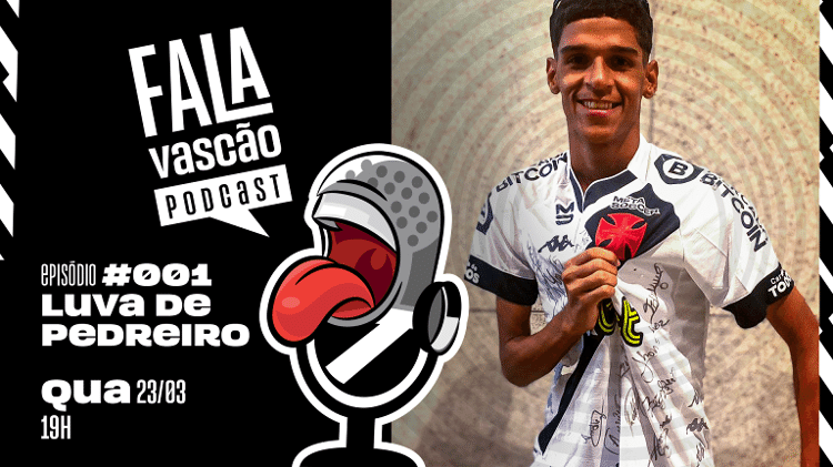 Iran Ferreira, o "Cara da Luva de Pedreira", será o convidado de estreia do podcast "Fala, Vascão", da Vasco TV - Divulgação / Vasco - Divulgação / Vasco