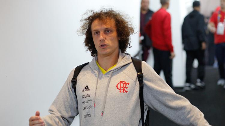 El defensa David Luiz a su llegada a Morumbi: una mirada triste durante el enfrentamiento entre Flamengo y Sao Paulo - Marcelo Cortes / Flamengo - Marcelo Cortes / Flamengo