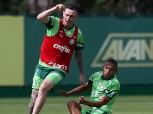 Palmeiras segue em preparação para jogo da Copa do Brasil; Aníbal treina normalmente