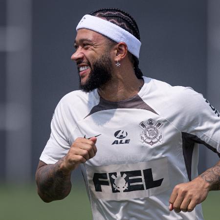 Memphis Depay ainda não estreou pelo Corinthians - Rodrigo Coca/Agência Corinthians