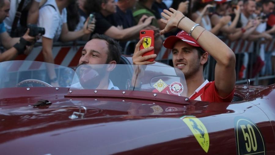 Antonio Giovinazzi é piloto da academia da Ferrari - Emilio Andreoli/Getty Images