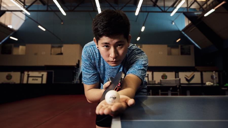 Luca Kumahara é o primeiro atleta trans do tênis de mesa  - Mariana Pekin/UOL
