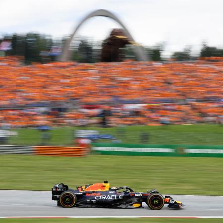 Max Verstappen teve apoio da torcida holandesa no GP da Áustria - Ciancaphoto Studio/Getty Images