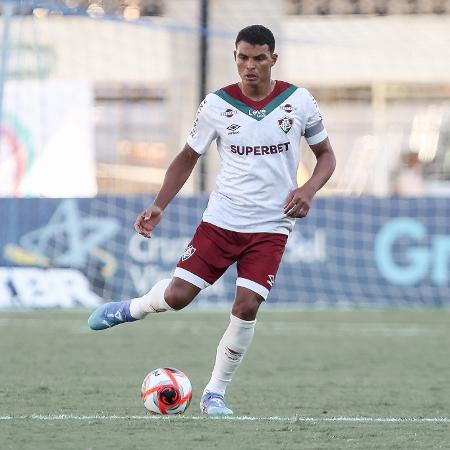 Thiago Silva, zagueiro do Fluminense, durante jogo contra o Madureira pelo Campeonato Carioca