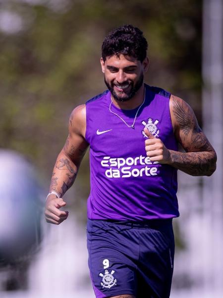 Yuri Alberto treina no CT Joaquim Grava após reapresentação do Corinthians