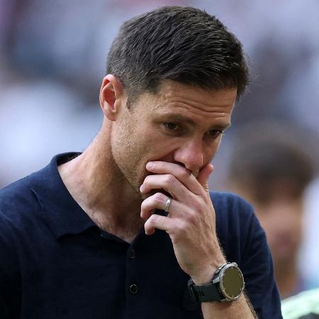 Xabi Alonso, técnico do Real Madrid, durante jogo contra a Juventus no Mundial Xabi Alonso, técnico do Real Madrid, durante jogo contra a Juventus no Mundial