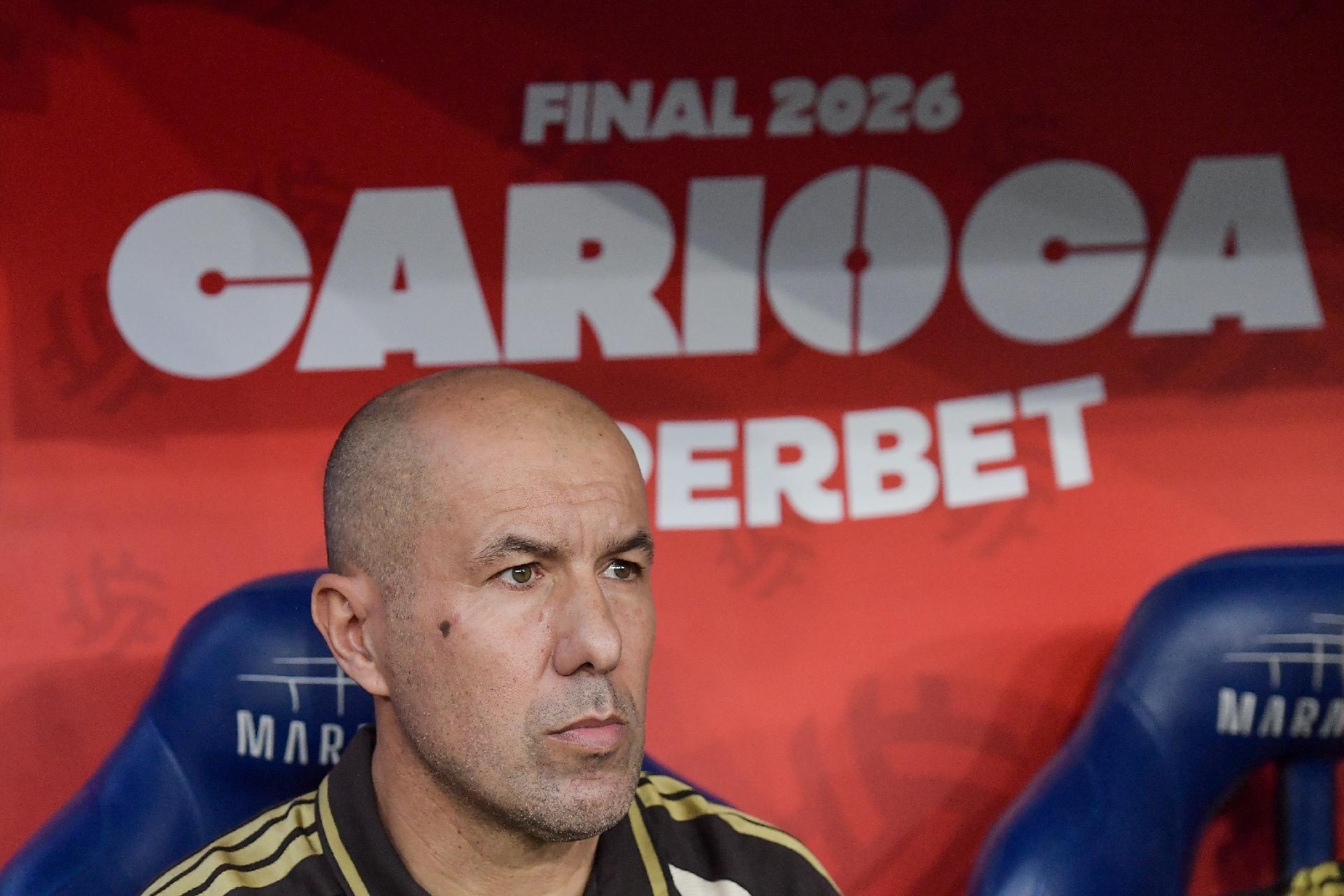 Leonardo Jardim, técnico do Flamengo, durante a final do Campeonato Carioca, contra o Flamengo - undefined