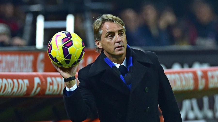 O técnico italiano Roberto Mancini - Giuseppe Cacace/AFP