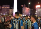 Gremistas fazem festa no Obelisco após título: "Argentina copada" - Jeremias Wernek/UOL