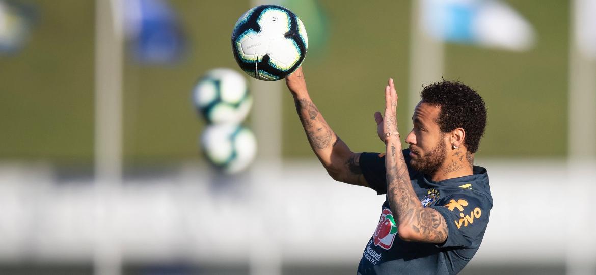 Neymar foi cortado da seleção brasileira antes da disputa da Copa América e agora pode ser ausência novamente em amistosos - Lucas Figueiredo/CBF