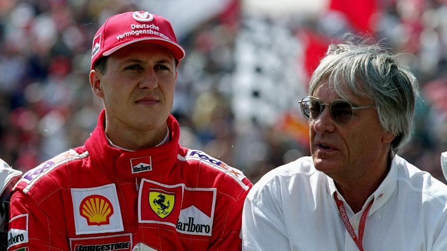 Ecclestone afirma que a Ferrari necessita de um líder como Schumacher para voltarem a vencer - Mark Thompson/Getty Images