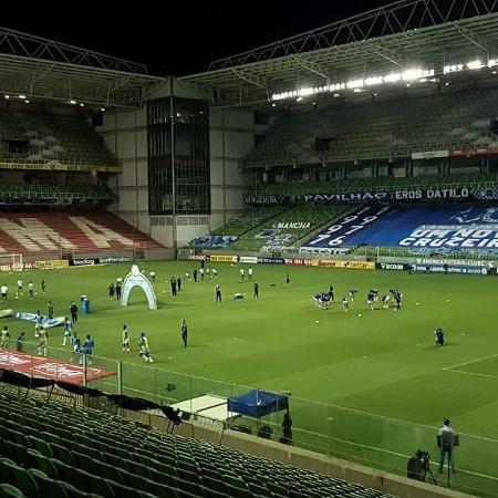 Estádio Independência preparado para o jogo entre Cruzeiro e Cuiabá - Fernando Moreno/AGIF