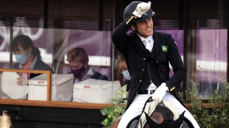 João Victor Oliva no hipismo adestramento dos Jogos Tóquio 2020 - Miriam Jeske/COB - Miriam Jeske/COB