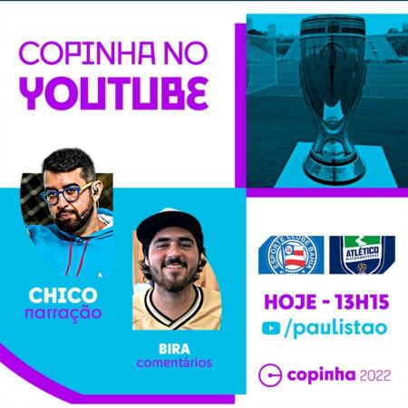 Copinha contratou integrantes do Desimpedidos para as transmissões dos jogos no Youtube - Divulgação / Copinha