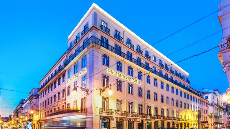 Uma das unidades do hotel que leva o nome do craque português fica na capital do país Lisboa - Divulgação/PestanaCR7.com - Divulgação/PestanaCR7.com