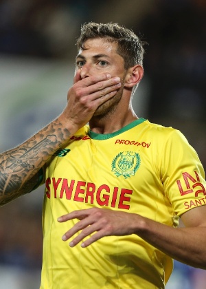 Emiliano Sala, quando ainda era atacante do Nantes - Elyxandro Cegarra/NurPhoto via Getty Images - Elyxandro Cegarra/NurPhoto via Getty Images