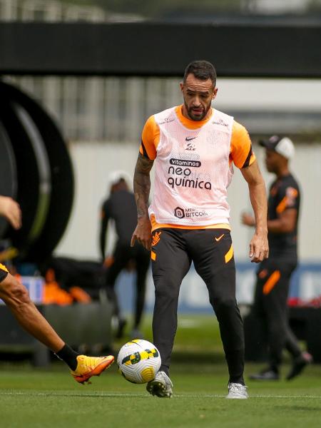 Renato Augusto e Cantillo durante treino do Corinthians - Rodrigo Coca/Agência Corinthians