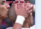 Jogador de Marrocos beija careca de Pepe após zagueiro perder gol feito - Reprodução/Twitter