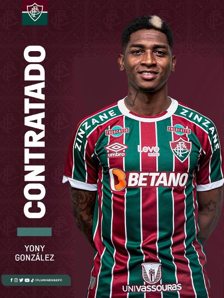 Yony González é anunciado no Fluminense - Divulgação/Fluminense