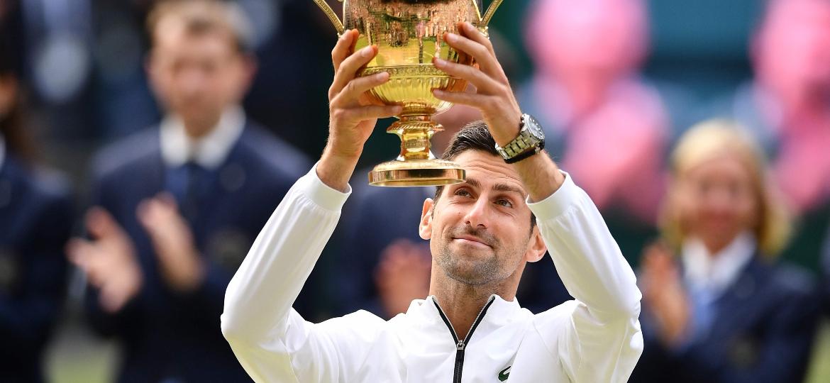 Djokovic é campeão de Wimbledon após derrotar Roger Federer - Daniel LEAL-OLIVAS / AFP