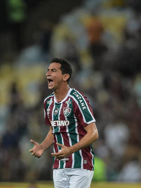 Ganso, do Fluminense, comemora gol contra o Corinthians pela Copa do Brasil - Thiago Ribeiro/AGIF