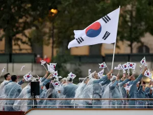 Olimpíadas pedem desculpas por identificar Coreia do Sul como Coreia do Norte
