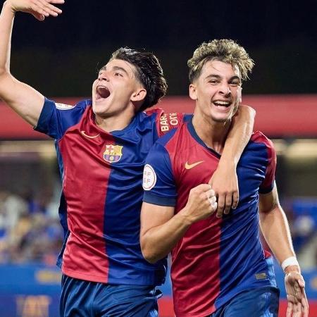 Toni e Guille Fernández marcaram gols pelo Barça Atlètic aos 16 anos