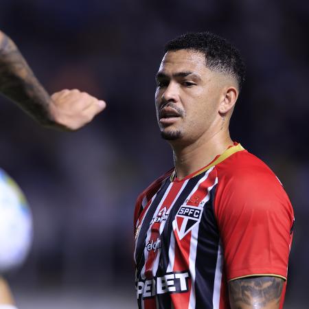 Luciano, em San-São desta quarta-feira, na Vila Belmiro