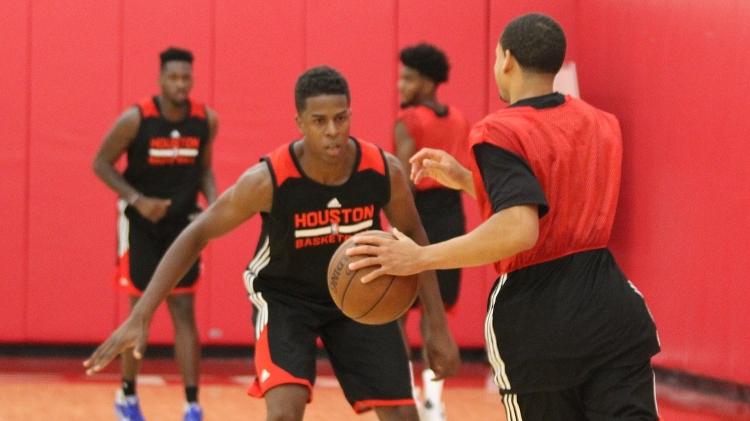 Georginho durante treino dos Rockets para a Liga de Verão da NBA - Instagram/Reprodução - Instagram/Reprodução