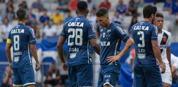 Jogadores do Cruzeiro lamentam derrota para o Vasco no Mineirão - Washington Alves/Light Press/Cruzeiro