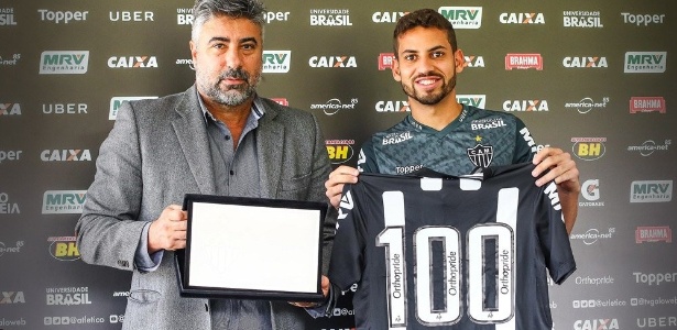 No Galo desde os 12 anos, zagueiro completou 100 jogos como jogador profissional - Divulgação/Atlético-MG