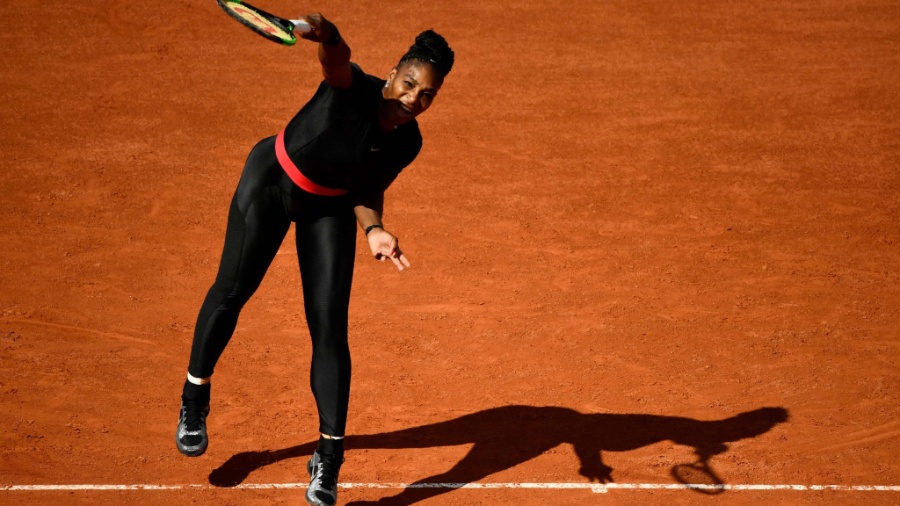 Serena Williams e o polêmico traje Pantera Negra - CHRISTOPHE SIMON/AFP