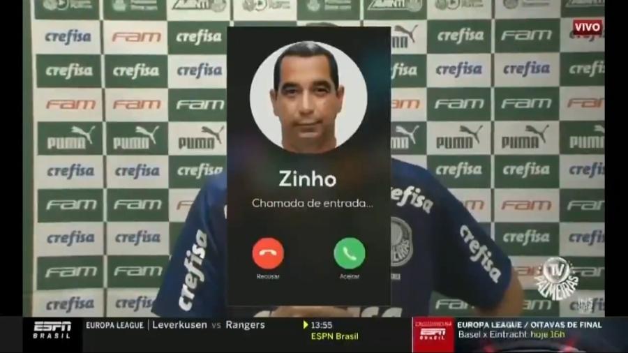 Zinho "interrompe" programa da ESPN para explicar o que houve ontem durante transmissão de jogo na Fox Sports - Reprodução/ESPN