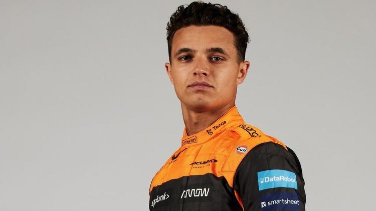 Lando Norris, piloto da McLaren - Divulgação/Site oficial da McLaren - Divulgação/Site oficial da McLaren