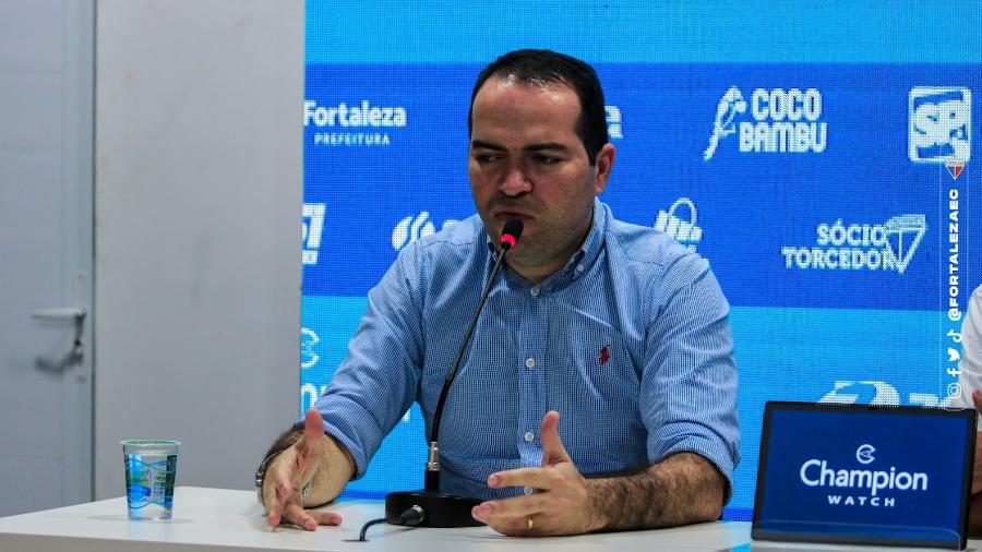 Marcelo Paz, presidente do Fortaleza - Leonardo Moreira e Mateus Lotif/Divulgação