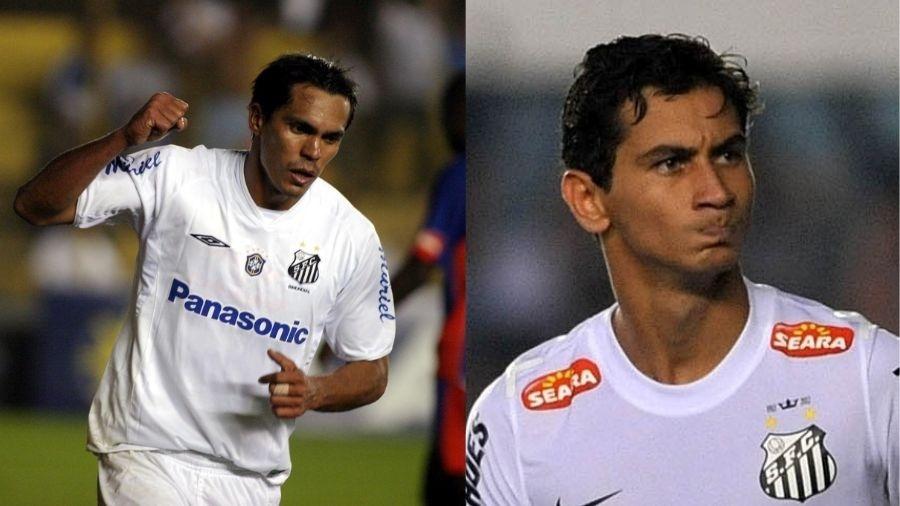 Giovanni e Paulo Henrique Ganso, no Santos - Montagem UOL