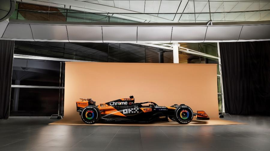 Carro da McLaren para a temporada 2024 da F1