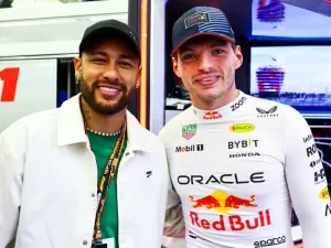 Fórmula 1: Neymar vai ao GP do Bahrein e posa com Verstappen e Pérez