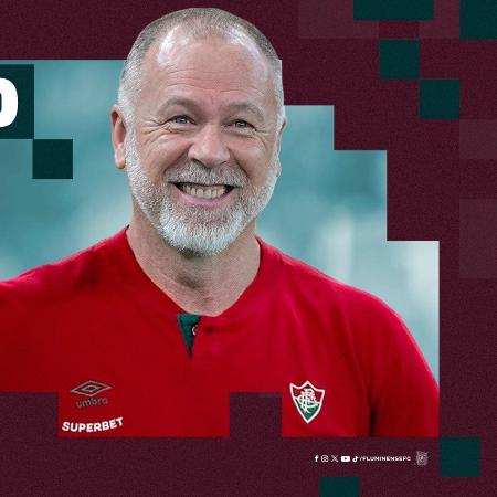 Fluminense anunciou oficialmente a contratação do técnico Mano Menezes - Divulgação / Fluminense