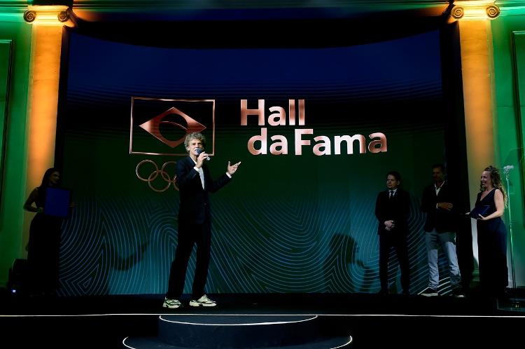 Guga entrou no Hall da Fama do Comitê Olímpico do Brasil (COB) Guga entrou no Hall da Fama do Comitê Olímpico do Brasil (COB)