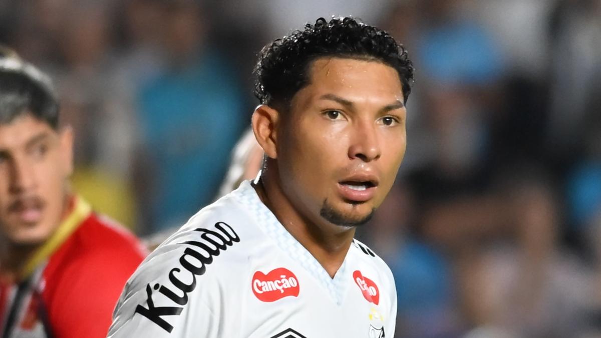 Após goleada, Rony destaca 'sangue nos olhos' do Santos na Sul-Americana